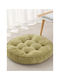 Round Floor Cushion Light Green 58x58 Cm