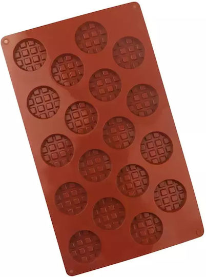 Φόρμα Σιλικόνης Mini Waffles Κύκλος