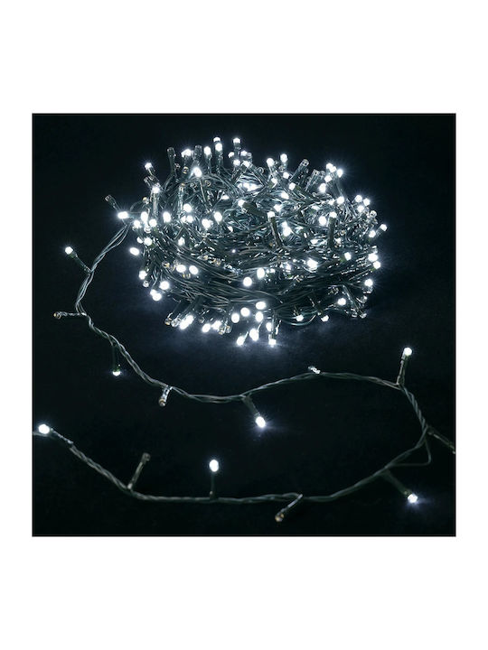 Christmas Lights Low Voltage Cold White 50m/1000 LED Dark Green Cable IP44 Indoor & Outdoor Aigostar Sds-8433325381165 Sss