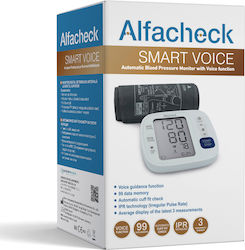 Alfacheck Smart Voice Automatic Arm Blood Pressure Monitor Voice Guidance