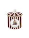 Marva General Use Vase with Lid Made of Porcelain 10.5x13cm 1 Piece