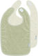 Meyco Bib from 100% Cotton with Hoop & Loop Fastener Natural, Soft Olive 2pcs
