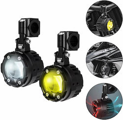 Αδιάβροχα Προβολάκια Αλουμινίου Led 70w 7000lm 12-24v 3000/6000k Θερμό Ψυχρό Λευκό Ip67 2 Τεμάχια Mdl5006 Motowolf