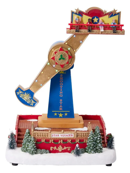 Christmas Illuminated Decorative with Music and Movement 41x28.5x20cm.