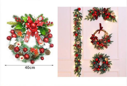 Coroană de Crăciun 40 cm Christmas Wreath 40 Cm