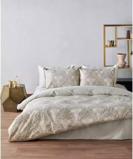 Kentia Duvet Cover Set Cotton Queen with 2 Pillowcases 220x240 Cressida 21