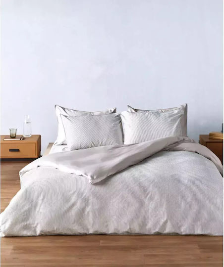 Kentia Dimitri Σετ Παπλωματοθήκη Βαμβακερή 220x240cm Υπέρδιπλη με 2 Μαξιλαροθήκες 12