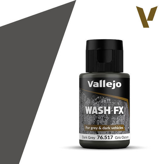 Model Wash Vallejo 35ml Dark Grey 76517