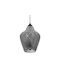 GloboStar Sklo Pendant Light Black with Crystals for Socket E27 22x22x31cm