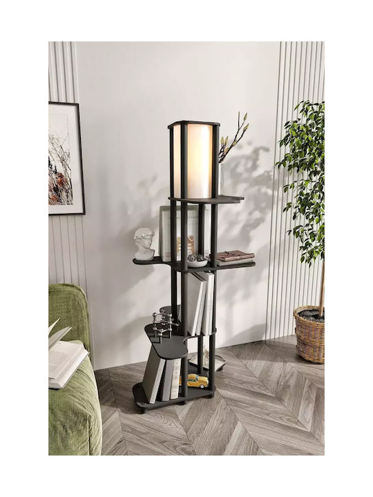 Raft Lampadar De Podea Mdf Iluminare & Abajur D...