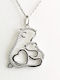Kinderhalskette aus Silber mit Kette 100040-1