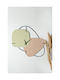 Ceas De Perete Metalic Handmade Verde Maro 58x55cm
