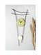 3D Silent Ceas de Perete Metalic 73x34cm SKU-3050-P3050