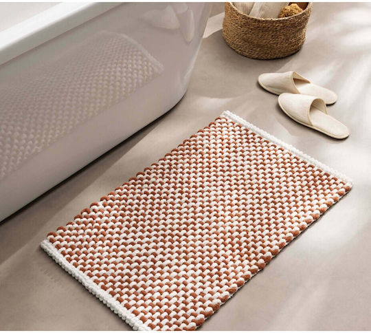 Atmosphera Bath Mat 1802330 Terracotta 50x80cm
