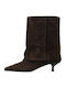 Wildleder Stiefeletten Damen Braun