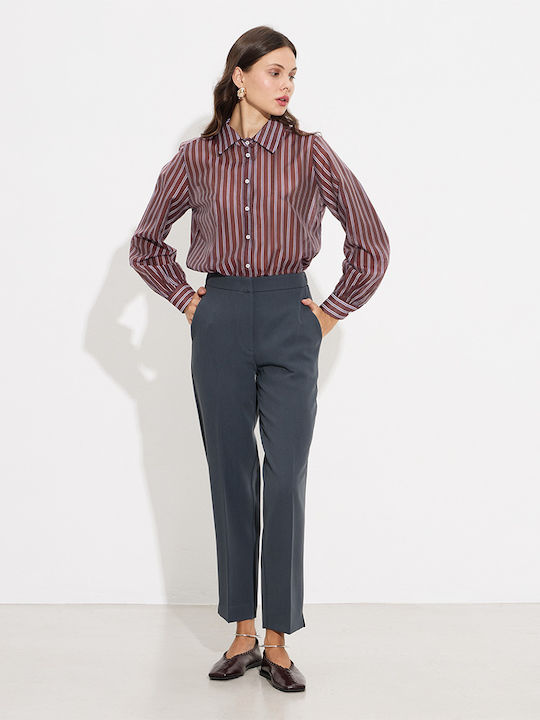 Passager Women's High-waisted Fabric Trousers w...