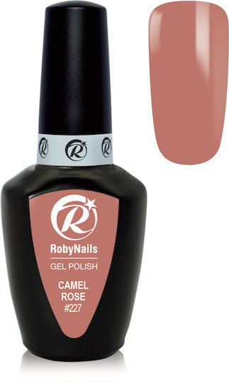 Roby Nails Halb-permanenter Nagellack Braun 8ml 1Stück