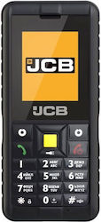 JCB Tradesman 2F Dual SIM Устойчив Мобилен Телефон с Бутони Черен