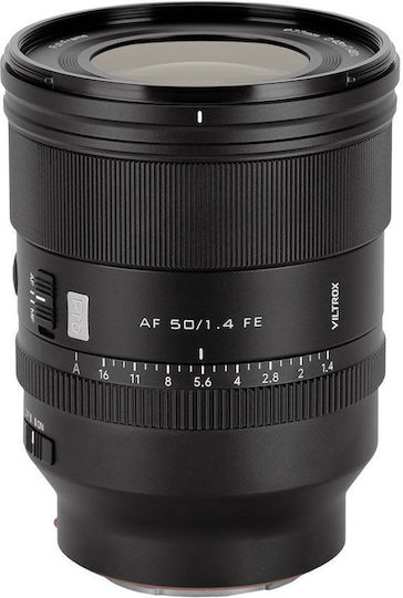 Viltrox Full Frame Camera Lens AF 50mm f/1.4 Pro FE Fixed for Sony E Mount Black