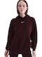 Phoenix Long Women's Sweatshirt Hooded Burgundy