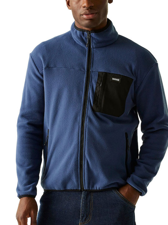 Regatta Full Ανδρική Ζακέτα Fleece Navy Μπλε