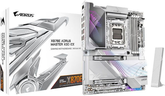 Gigabyte Placă De Bază X870E AORUS MASTER X3D ICE Wi-Fi ATX Cu Socket AMD AM5