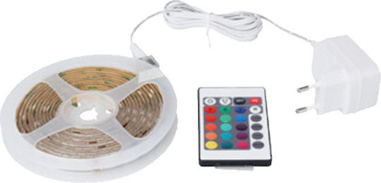 Ταινία LED 24V RGB Φως 5m με Τηλεχειριστήριο