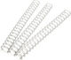 Gbc Metal Spiral 21 Loops 2:1 10mm 100 Pieces White