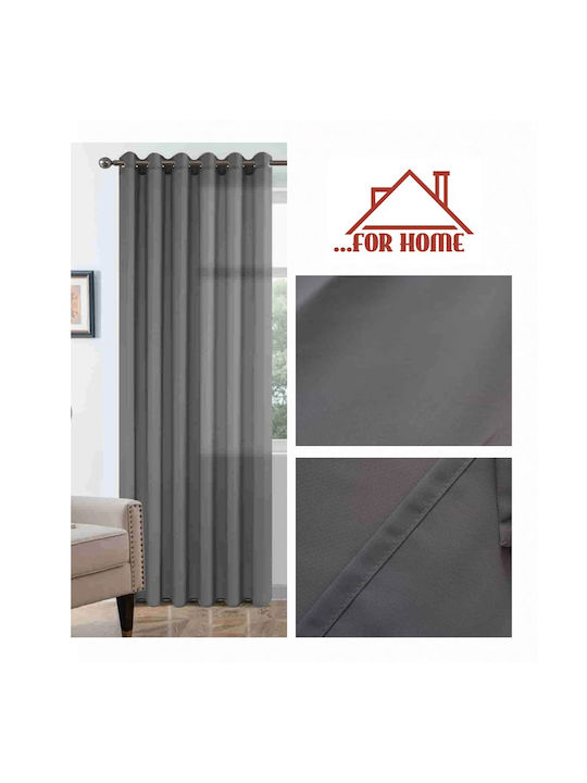 ForHome Vorhang mit Grommet Grau 270x270cm