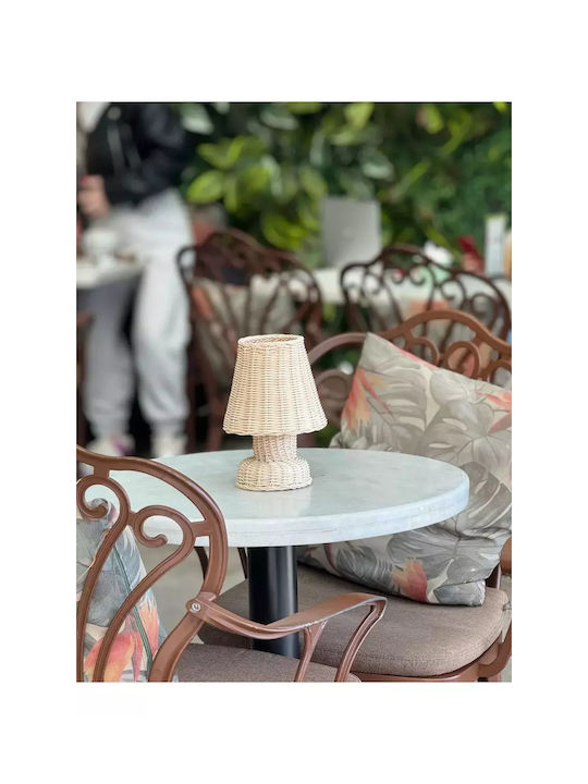 Rattan & Bambu Wireless Tischlampe