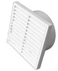 Manrose Επιτοίχιος Εξαεριστήρας Μπάνιου 120mm Λευκός
