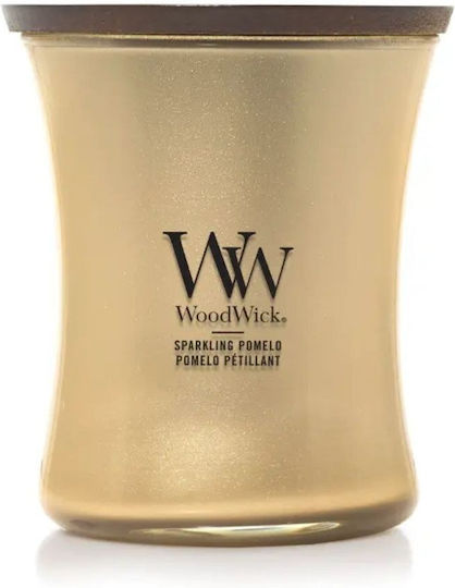 Aromatische Holzkerze mit Holzdocht Medium Precious Metals Sparkling Pomelo