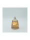 Estheti Lantern Led Metallic Glass White Gold Oil 7.5x7.5x12cm 3 Pieces 819-01126