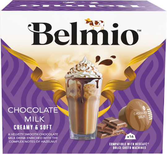 Belmio Κάψουλες Σοκολάτα Συμβατές με Μηχανή Dolce Gusto 16caps