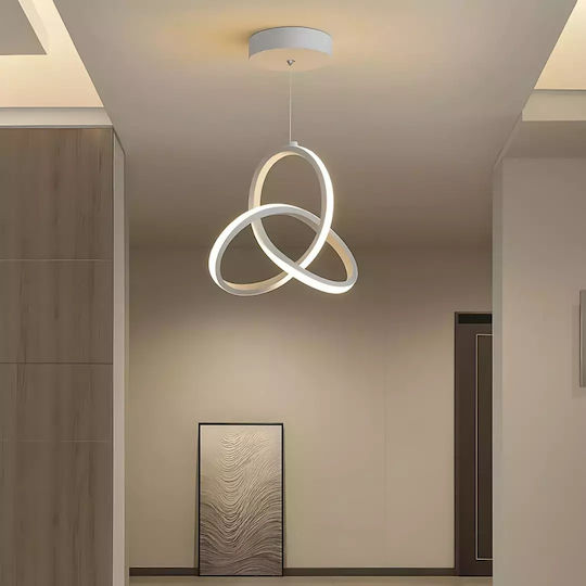 Asya Weißes Deckenleuchten LED Hängeleuchte-30x30x90cm Asya Weißes Deckenleuchten LED Hängeleuchte-30x30x90cm
