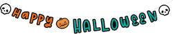 Party Decoration Banner "Happy Halloween" 180cm