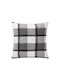 Atmosphera Μαξιλάρι Καναπέ Tartan V Ανθρακί 45x45εκ.