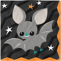 Halloween Χαρτοπετσέτες Νυχτερίδα 16 Τεμ