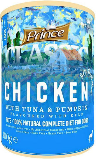Prince Premium Classic Υγρή Τροφή Σκύλων με Τόνο και Κοτόπουλο 400gr