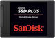 Sandisk Plus SSD 250GB τύπου 2.5'' με σύνδεση SATA III SDSSDA-250G-G28