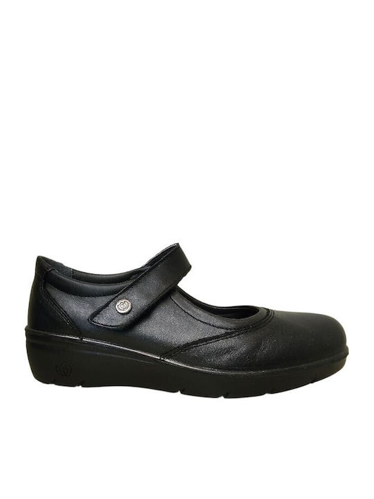 Luisetti Damen Ballerinas in Schwarz Farbe