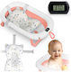 Ricokids Foldable Baby Bath with Thermometer White