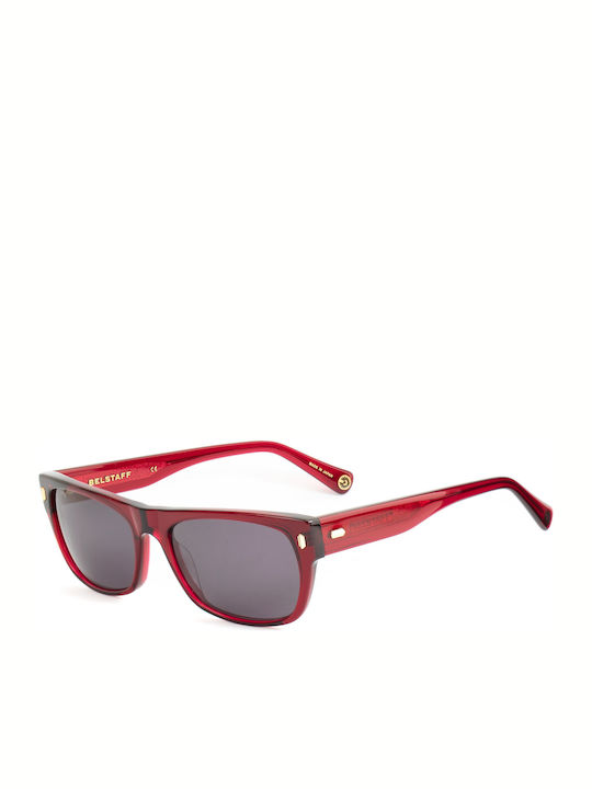 Women's Sunglasses with Red Plastic Frame and Red Lens
