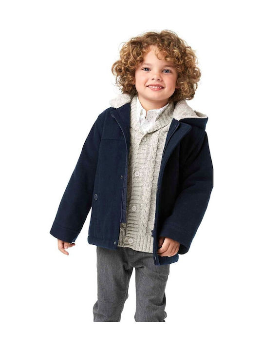 Kids' Parka with Lining & Hood Blue