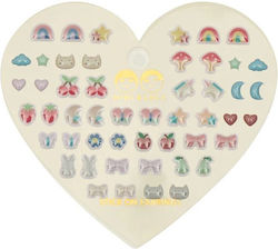 Mima & Lula Kids Body Stickers Mixed Novelty Stick On Earrings 50pcs