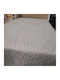 Carmel Coverlet Single Grey 150x220cm