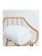 Carmel Пухено Единично с Пълнеж Microfiber 150x220бр Carmel White 300 г/м²Gsm