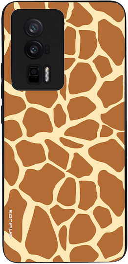 Sonique Animal Print Series Mobile Phone Case Xiaomi Poco F5 Pro 5G Giraffe 02