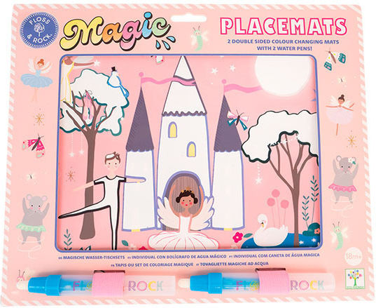 Floss & Rock Placemat “Enchanted” Magic Water Pen – 51p6200