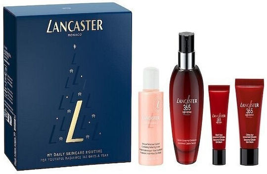 Lancaster 365 Skin Repair Skin Care Set for Moisturizing Brightening & Anti-ageing 4pcs